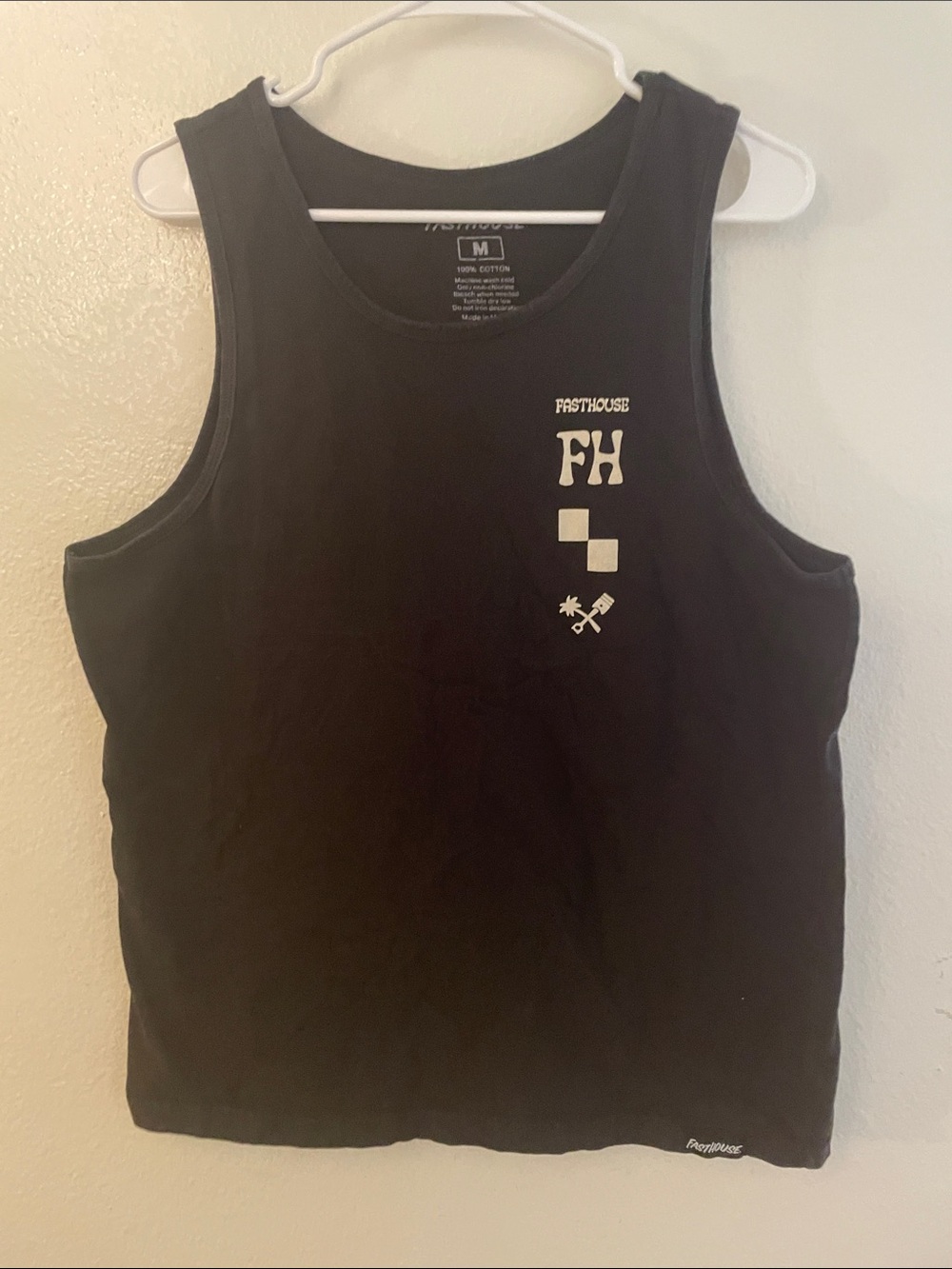 Fasthouse Goldmine Graphic Tank Top Black - M